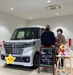 Ｎ様、スペーシアカスタムご納車させていただきました！！